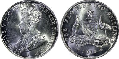 1918-M Florin MS62
