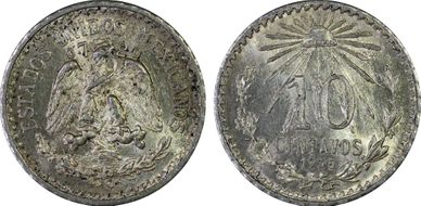 1935-M 10C Silver MS64