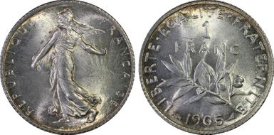 1905 1 Fr Gad-467 F-217 MS65