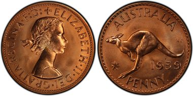 1959 Y. (p) 1D PR66RD