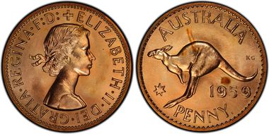 1959 Y. (p) 1D PR65RD