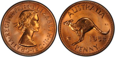 1958 Y. (p) 1D PR67RD