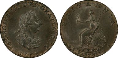 1799 1/4D S-3779 MS64+ BN