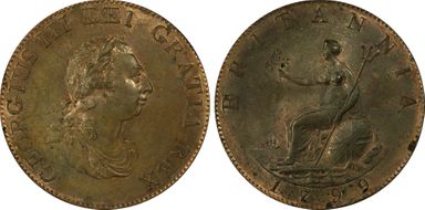 1799 1/2D S-3778 MS63RB