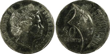 2000 50C Millennium Incuse Flag MS62