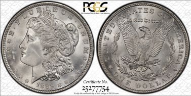1889 $1 MS66
