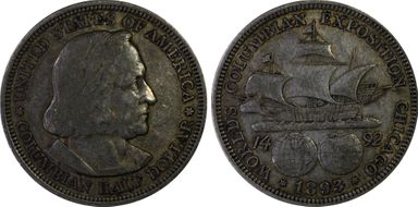 1893 50C Columbian XF45