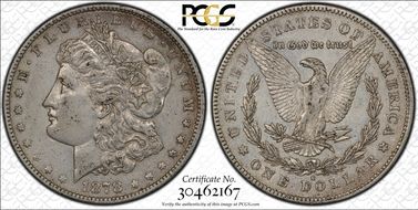 1878-S $1 VAM 27 Long Arrow Shaft XF45