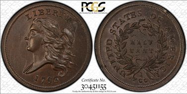 1793 1/2C C-3 MS66BN