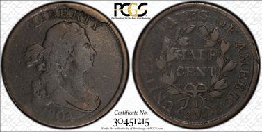 1804 1/2C C-2, Crosslet 4, Stems F12BN