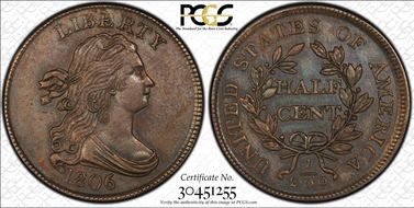 1806 1/2C C-2 MS62BN