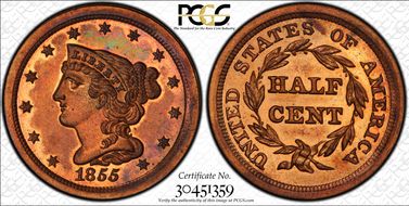 1855 1/2C PR64RB