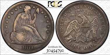 1871-CC $1 F12