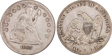 1865 25C XF40