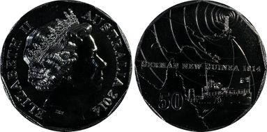 2014 50C German New Guinea MS67