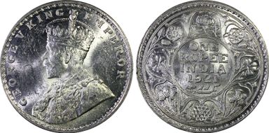 1921(B) Rupee SW-8.54 MS62