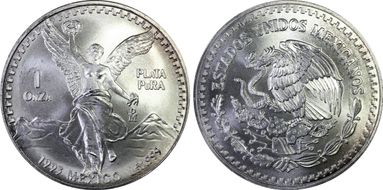 1993-Mo Onza Libertad Ag MS68