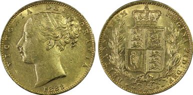 1883-M Sov S-3854A Shield AU55