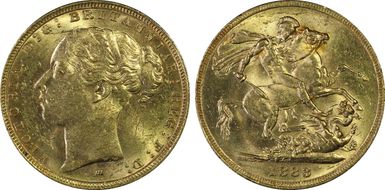 1883-M Sov St. George MS61