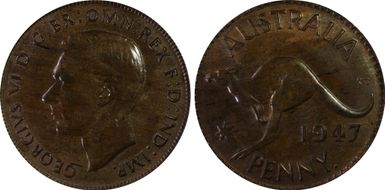 1947 Y. (p) 1D MS63BN