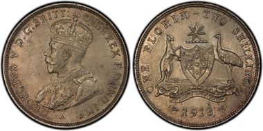 1913 Florin MS62