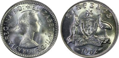 1962(m) 6D KM-58  Ag MS66