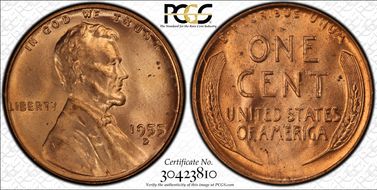 1955-D 1C RPM FS-503 MS65RD