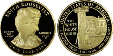 2013-W $10 Edith Roosevelt PR70DCAM