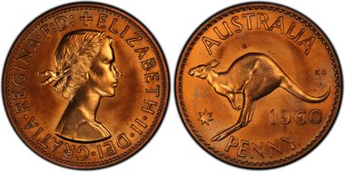 1960 Y. (p) 1D PR65RD