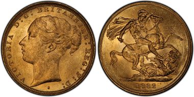 1882-S Sov S-3858E St. George MS61