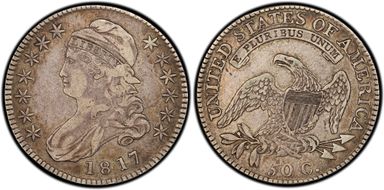 1817 50C Overton 108 VF30