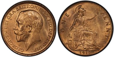 1912 1D S-4051 MS64RD