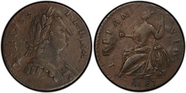 '1787' 1/2P Machin's Mills XF45BN