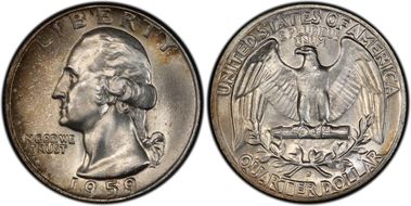 1959-D 25C MS67