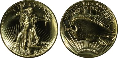 2009 $20 Ultra High Relief MS70PL