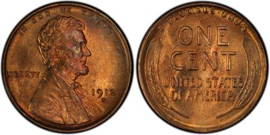 1912-S 1C MS65RD