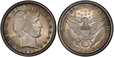 1897 25C MS66+
