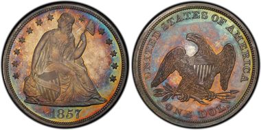1857 $1 PR66