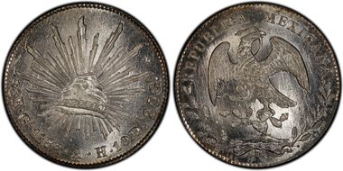 1884-Ga AH 8 R Ga69 MS64