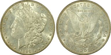 1898 $1 AU58
