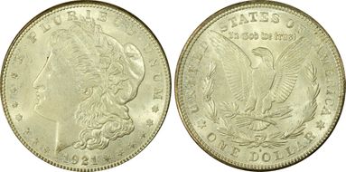 1921-S $1 MS64