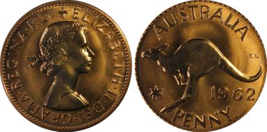 1962 Y. (p) 1D PR66RD