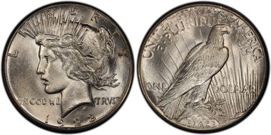 1928 $1 MS64