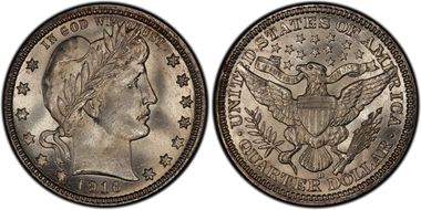 1916-D 25C MS66+