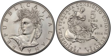 2014-R € 5 EU Council Presidency MS69