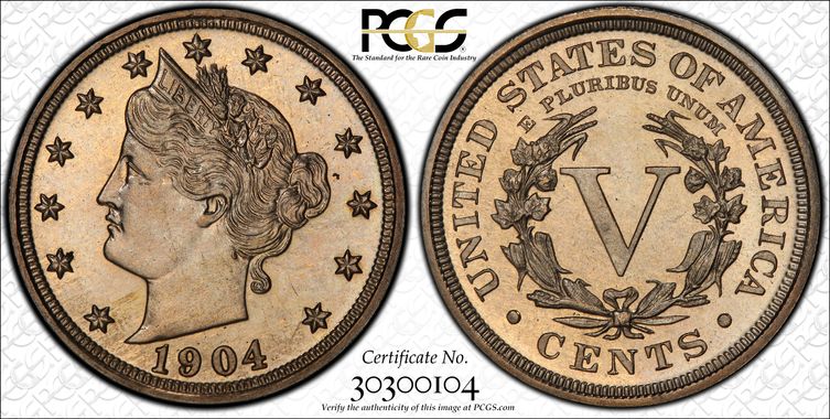 Cert 30300104 - Coin Image