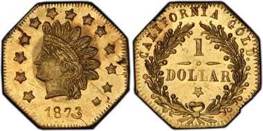 1873/2 G$1 BG-1122 MS62