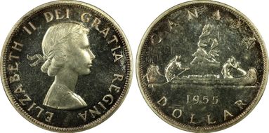 1955 S$1 FWL MS64