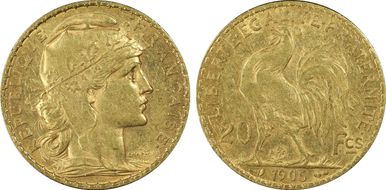 1905 20 Fr Gad-1064 F-534 AU55