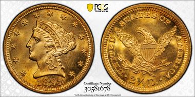 1897 $2.50 MS63+